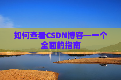 如何查看CSDN博客—一个全面的指南